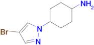 4-(4-Bromo-1h-pyrazol-1-yl)cyclohexan-1-amine