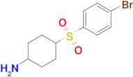 4-((4-Bromophenyl)sulfonyl)cyclohexan-1-amine