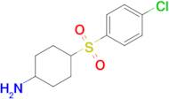 4-((4-Chlorophenyl)sulfonyl)cyclohexan-1-amine