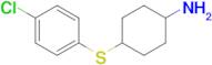 4-((4-Chlorophenyl)thio)cyclohexan-1-amine