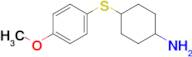 4-((4-Methoxyphenyl)thio)cyclohexan-1-amine