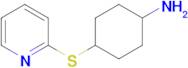 4-(Pyridin-2-ylthio)cyclohexan-1-amine