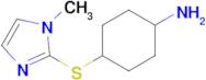 4-((1-Methyl-1h-imidazol-2-yl)thio)cyclohexan-1-amine