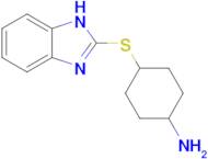 4-((1h-Benzo[d]imidazol-2-yl)thio)cyclohexan-1-amine
