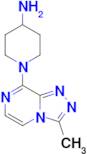 1-(3-Methyl-[1,2,4]triazolo[4,3-a]pyrazin-8-yl)piperidin-4-amine