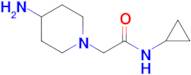 2-(4-Aminopiperidin-1-yl)-N-cyclopropylacetamide