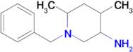 1-Benzyl-4,6-dimethylpiperidin-3-amine