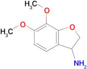 6,7-Dimethoxy-2,3-dihydrobenzofuran-3-amine