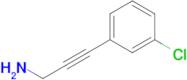 3-(3-Chlorophenyl)prop-2-yn-1-amine