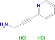 3-(Pyridin-2-yl)prop-2-yn-1-amine dihydrochloride