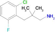 3-(2-Chloro-6-fluorophenyl)-2,2-dimethylpropan-1-amine