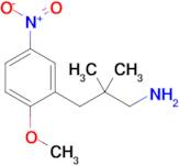 3-(2-Methoxy-5-nitrophenyl)-2,2-dimethylpropan-1-amine