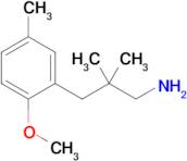 3-(2-Methoxy-5-methylphenyl)-2,2-dimethylpropan-1-amine