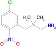 3-(5-Chloro-2-nitrophenyl)-2,2-dimethylpropan-1-amine