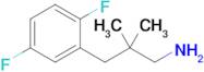 3-(2,5-Difluorophenyl)-2,2-dimethylpropan-1-amine