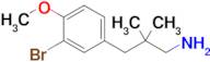 3-(3-Bromo-4-methoxyphenyl)-2,2-dimethylpropan-1-amine