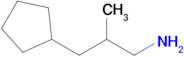 3-Cyclopentyl-2-methylpropan-1-amine