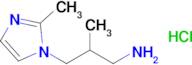 2-Methyl-3-(2-methyl-1h-imidazol-1-yl)propan-1-amine hydrochloride