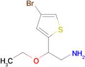 2-(4-Bromothiophen-2-yl)-2-ethoxyethan-1-amine