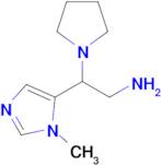 2-(1-Methyl-1h-imidazol-5-yl)-2-(pyrrolidin-1-yl)ethan-1-amine