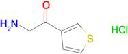 2-Amino-1-(thiophen-3-yl)ethan-1-one hydrochloride