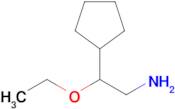 2-Cyclopentyl-2-ethoxyethan-1-amine