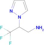 3,3,3-Trifluoro-2-(1h-pyrazol-1-yl)propan-1-amine