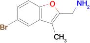 (5-Bromo-3-methylbenzofuran-2-yl)methanamine