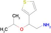 2-Isopropoxy-2-(thiophen-3-yl)ethan-1-amine