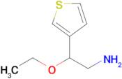 2-Ethoxy-2-(thiophen-3-yl)ethan-1-amine