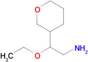 2-Ethoxy-2-(tetrahydro-2h-pyran-3-yl)ethan-1-amine