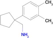 (1-(3,4-Dimethylphenyl)cyclopentyl)methanamine