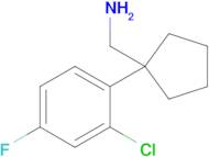 (1-(2-Chloro-4-fluorophenyl)cyclopentyl)methanamine