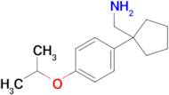 (1-(4-Isopropoxyphenyl)cyclopentyl)methanamine