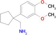 (1-(3,4-Dimethoxyphenyl)cyclopentyl)methanamine