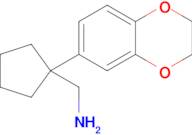(1-(2,3-Dihydrobenzo[b][1,4]dioxin-6-yl)cyclopentyl)methanamine