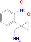 (1-(2-Nitrophenyl)cyclopropyl)methanamine