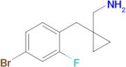 (1-(4-Bromo-2-fluorobenzyl)cyclopropyl)methanamine