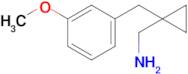 (1-(3-Methoxybenzyl)cyclopropyl)methanamine