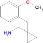 (1-(2-Methoxybenzyl)cyclopropyl)methanamine