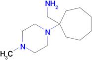 (1-(4-Methylpiperazin-1-yl)cycloheptyl)methanamine