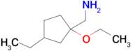 (1-Ethoxy-3-ethylcyclopentyl)methanamine