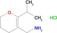 (6-Isopropyl-3,4-dihydro-2h-pyran-5-yl)methanamine hydrochloride