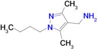 (1-Butyl-3,5-dimethyl-1h-pyrazol-4-yl)methanamine