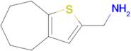 (5,6,7,8-Tetrahydro-4h-cyclohepta[b]thiophen-2-yl)methanamine