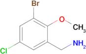 (3-Bromo-5-chloro-2-methoxyphenyl)methanamine