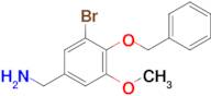 (4-(Benzyloxy)-3-bromo-5-methoxyphenyl)methanamine