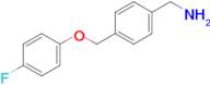 (4-((4-Fluorophenoxy)methyl)phenyl)methanamine