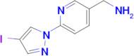 (6-(4-Iodo-1h-pyrazol-1-yl)pyridin-3-yl)methanamine