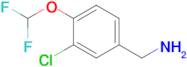 (3-Chloro-4-(difluoromethoxy)phenyl)methanamine